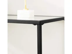 Consola| Mesa Consola 100x35x80 cm preta Preto