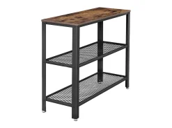 Mesa Consola 101,5x35x80 cm preta^ Consola