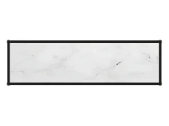 Consola* Mesa consola 120x35x75 cm vidro temperado PT437883 Branco
