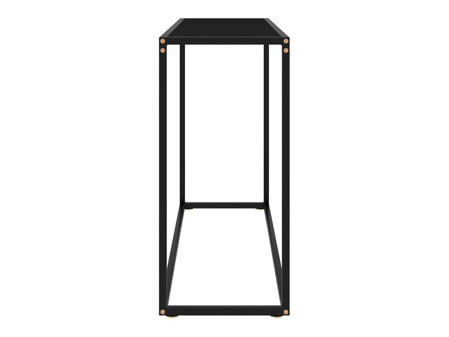 Sale Mesa consola 100x35x75 cm vidro temperado PT424955 Preto