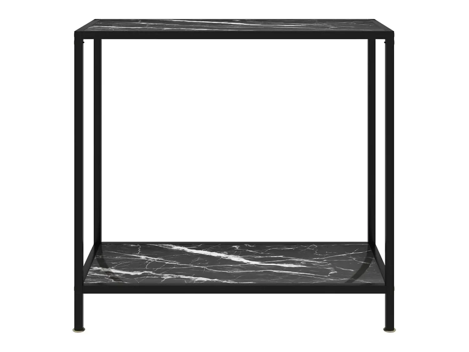 Mesa consola 80x35x75 cm vidro temperado PT326230^ Consola