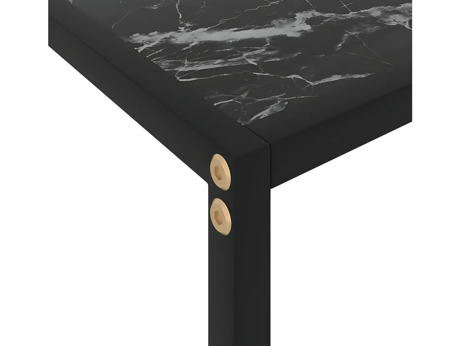 Mesa consola 80x35x75 cm vidro temperado PT326230^ Consola
