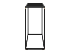 Mesa consola 80x35x75 cm vidro temperado PT549439^ Consola