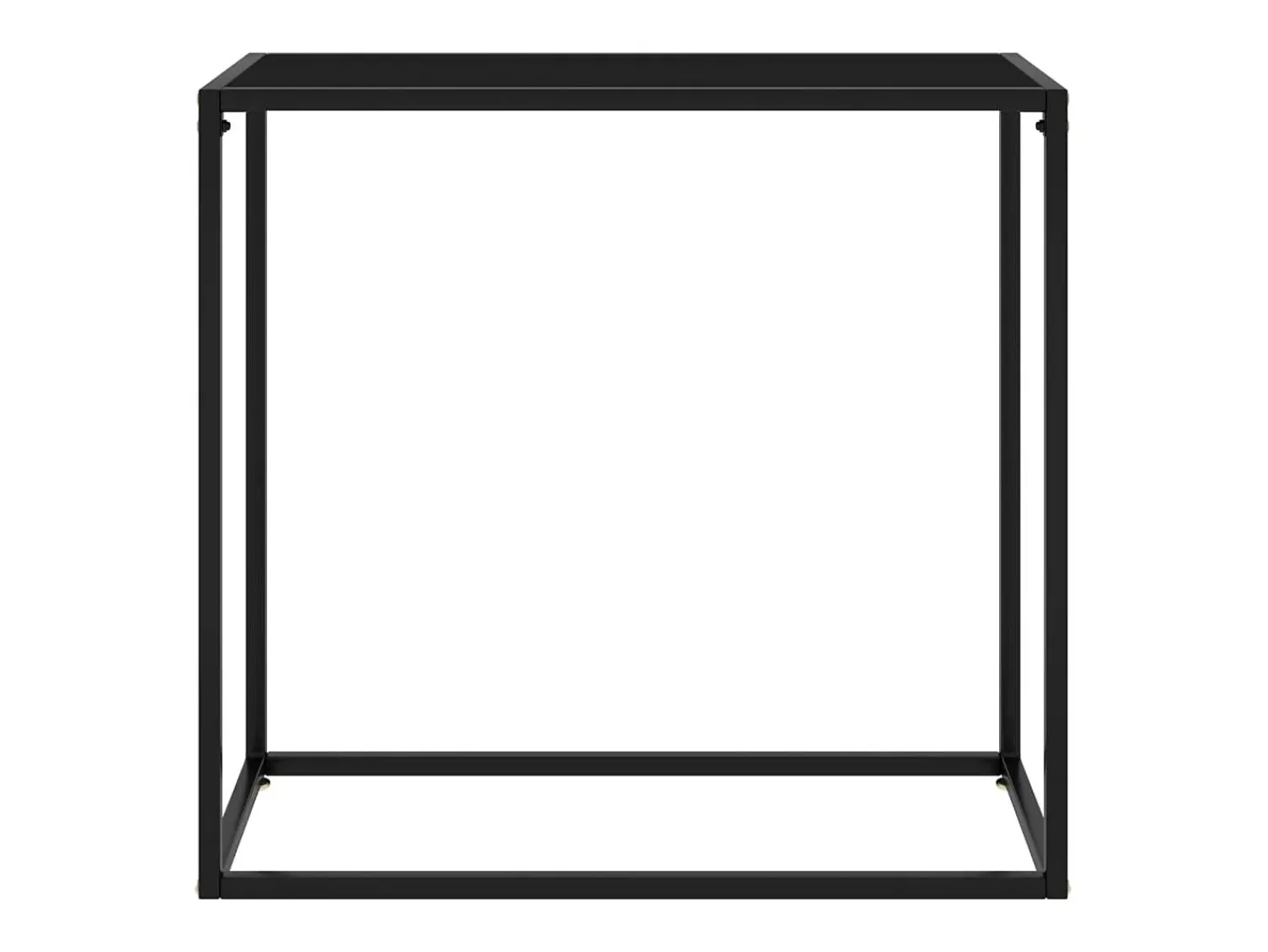 Mesa consola 80x35x75 cm vidro temperado PT549439^ Consola