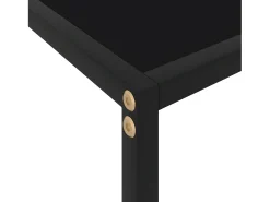 Consola* Mesa consola 120x35x75 cm vidro temperado PT940193 Preto