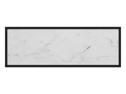 Consola|vidaxl Mesa consola 100x35x75 cm vidro temperado Branco