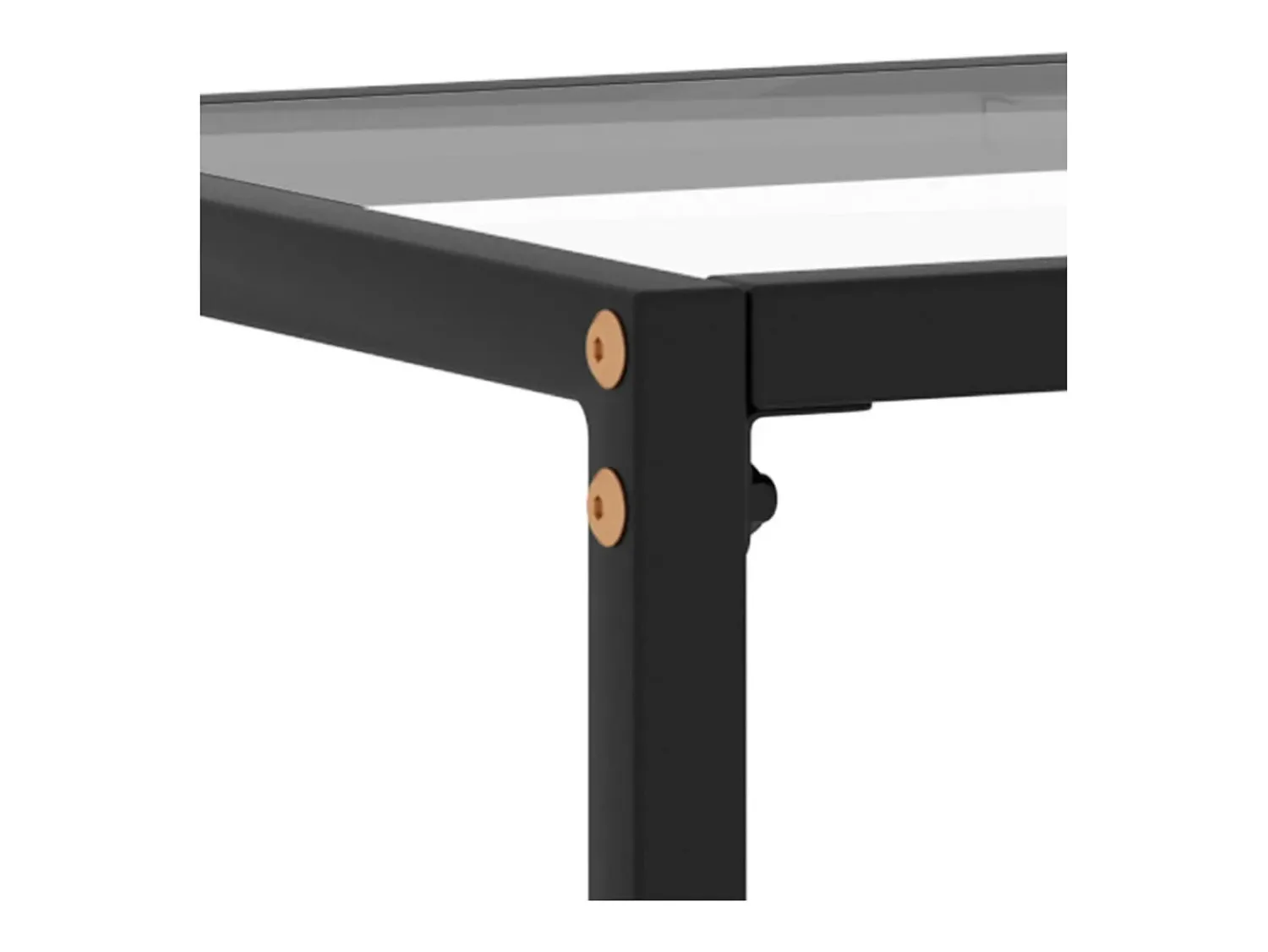 Mesa consola 80x35x75 cm vidro temperado PT361542^ Consola
