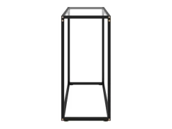 Mesa consola 80x35x75 cm vidro temperado PT361542^ Consola