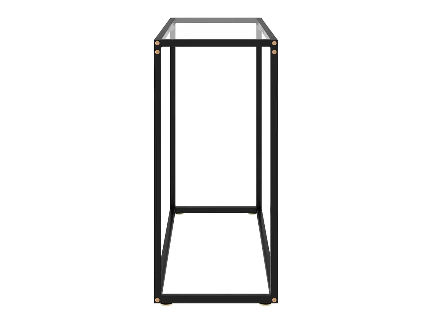 Mesa consola 80x35x75 cm vidro temperado PT361542^ Consola