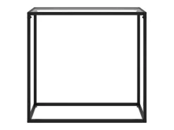 Mesa consola 80x35x75 cm vidro temperado PT361542^ Consola