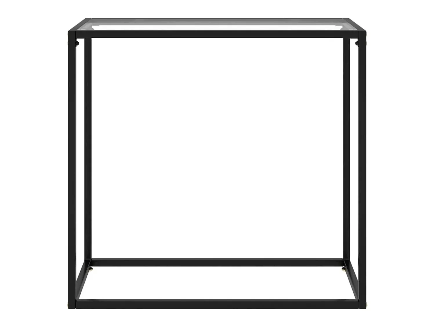 Mesa consola 80x35x75 cm vidro temperado PT361542^ Consola