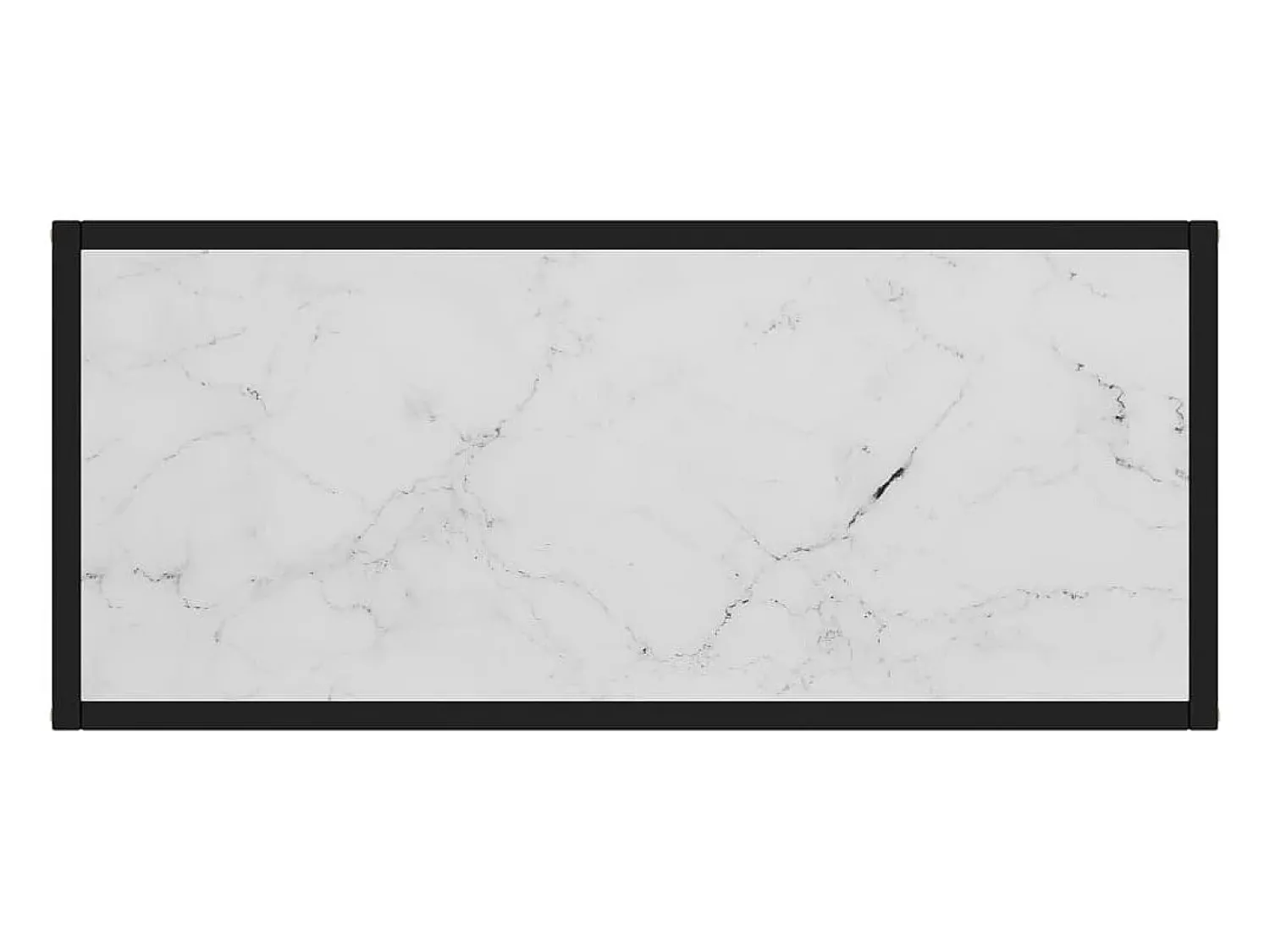 Consola*vidaxl Mesa consola 80x35x75 cm vidro temperado Branco