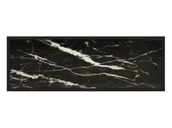 Consola* Mesa consola 100x35x75 cm vidro temperado PT371394 Preto