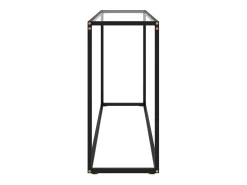 Mesa consola 120x35x75 cm vidro temperado PT681051^ Consola