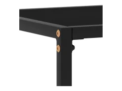vidaxl Mesa consola 120x35x75 cm vidro temperado^ Consola