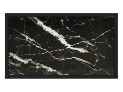 Consola| Mesa consola 60x35x75 cm vidro temperado PT364714 Preto