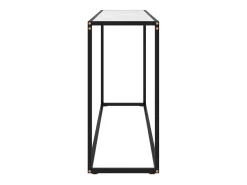 Mesa consola 120x35x75 cm vidro temperado PT804257^ Consola