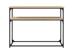 Mesa consola 100x35,5x75cm derivados de madeira carvalho sonoma PT132112^ Consola