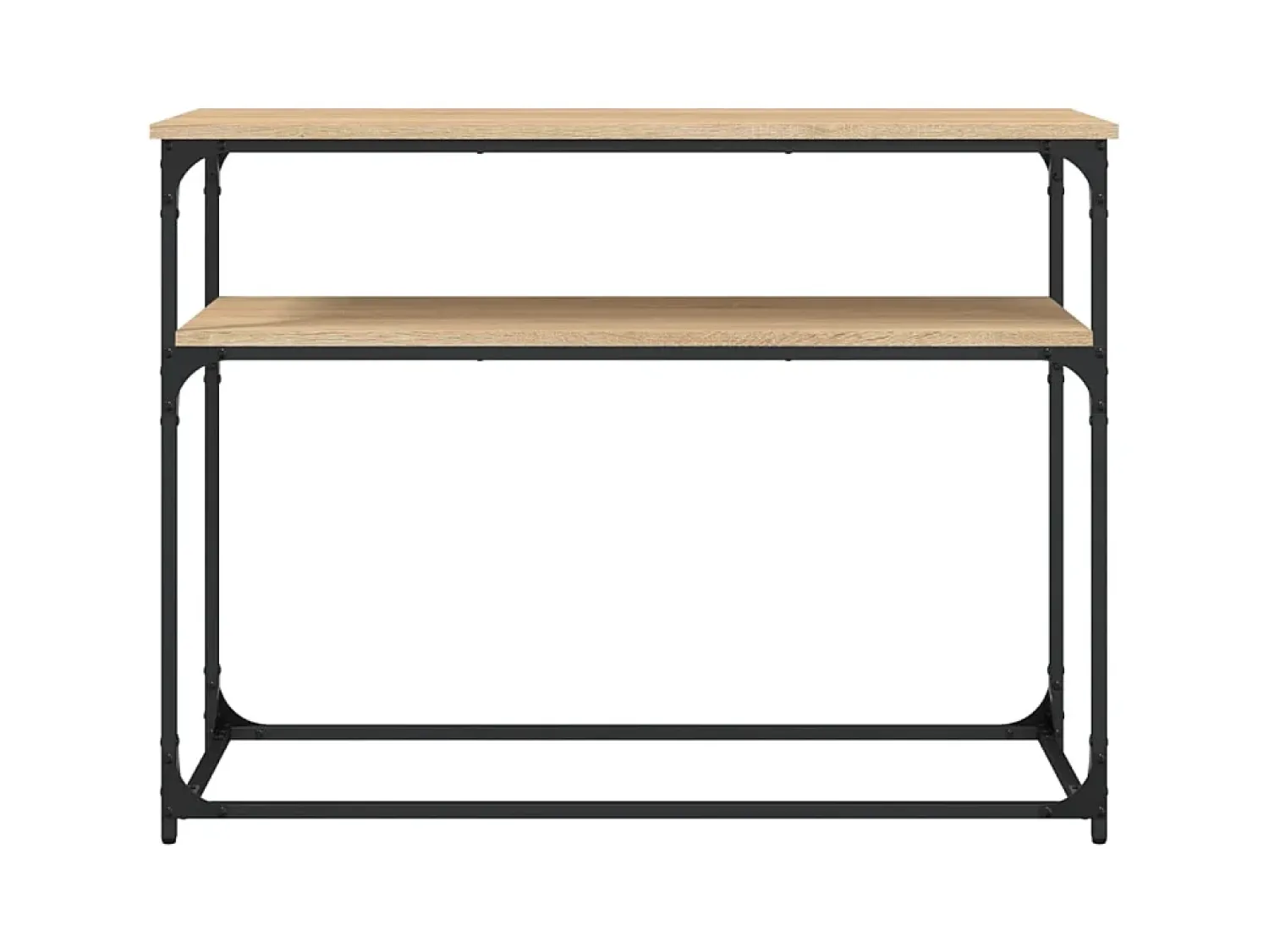 Mesa consola 100x35,5x75cm derivados de madeira carvalho sonoma PT132112^ Consola