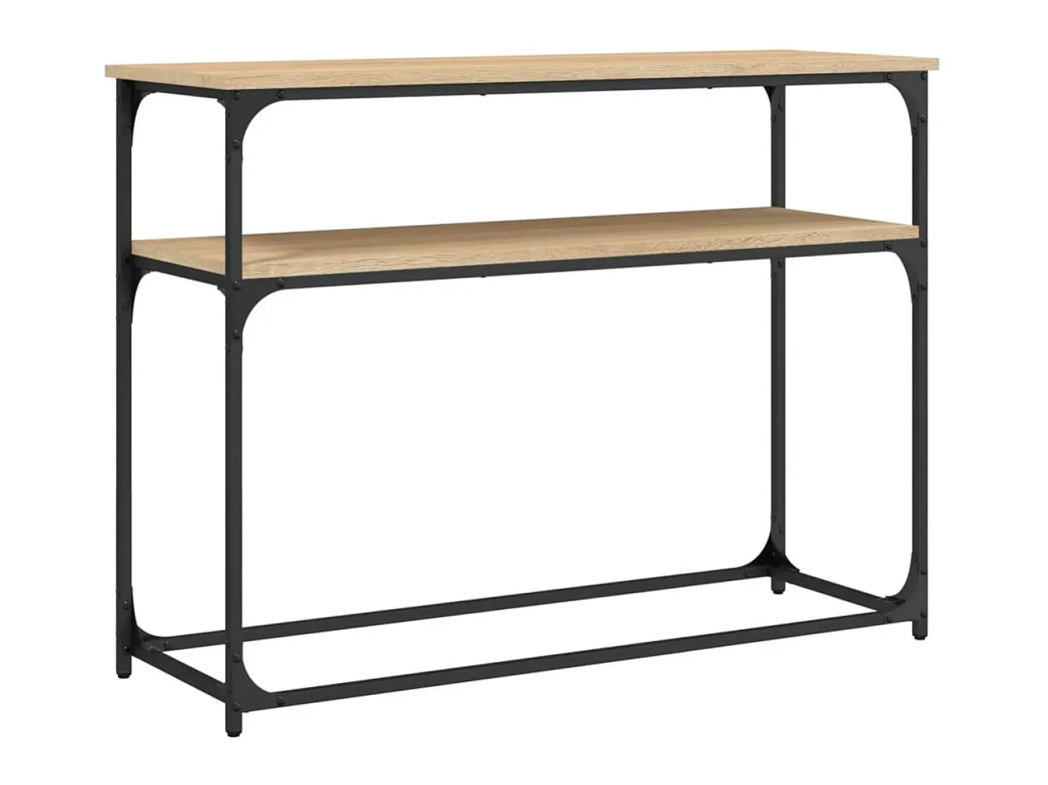 Mesa consola 100x35,5x75cm derivados de madeira carvalho sonoma PT132112^ Consola