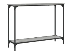 Best vidaxl Mesa consola 101x30,5x75cm derivados de madeira sonoma Cinzento