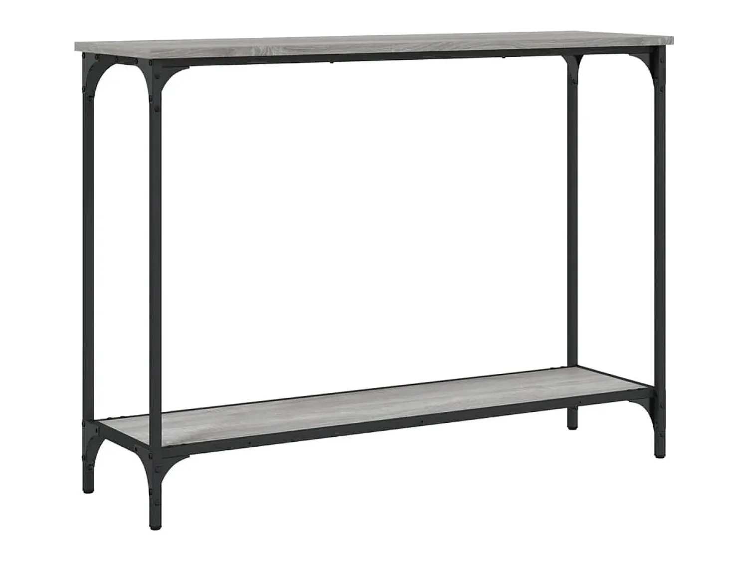Best vidaxl Mesa consola 101x30,5x75cm derivados de madeira sonoma Cinzento