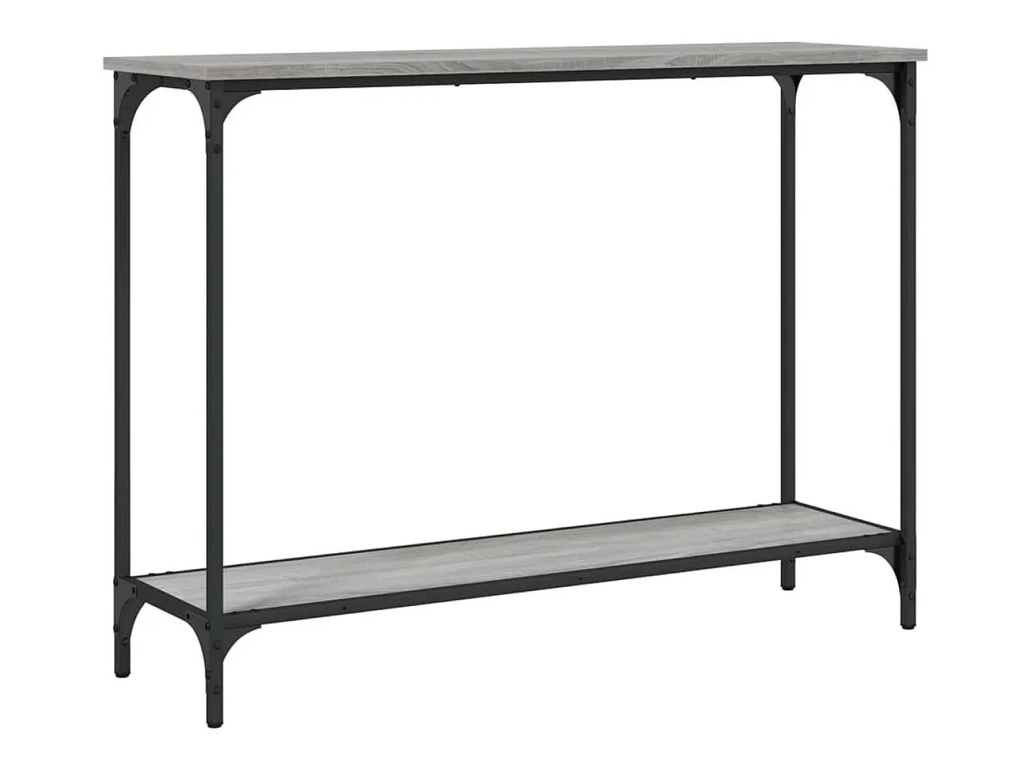 Best vidaxl Mesa consola 101x30,5x75cm derivados de madeira sonoma Cinzento