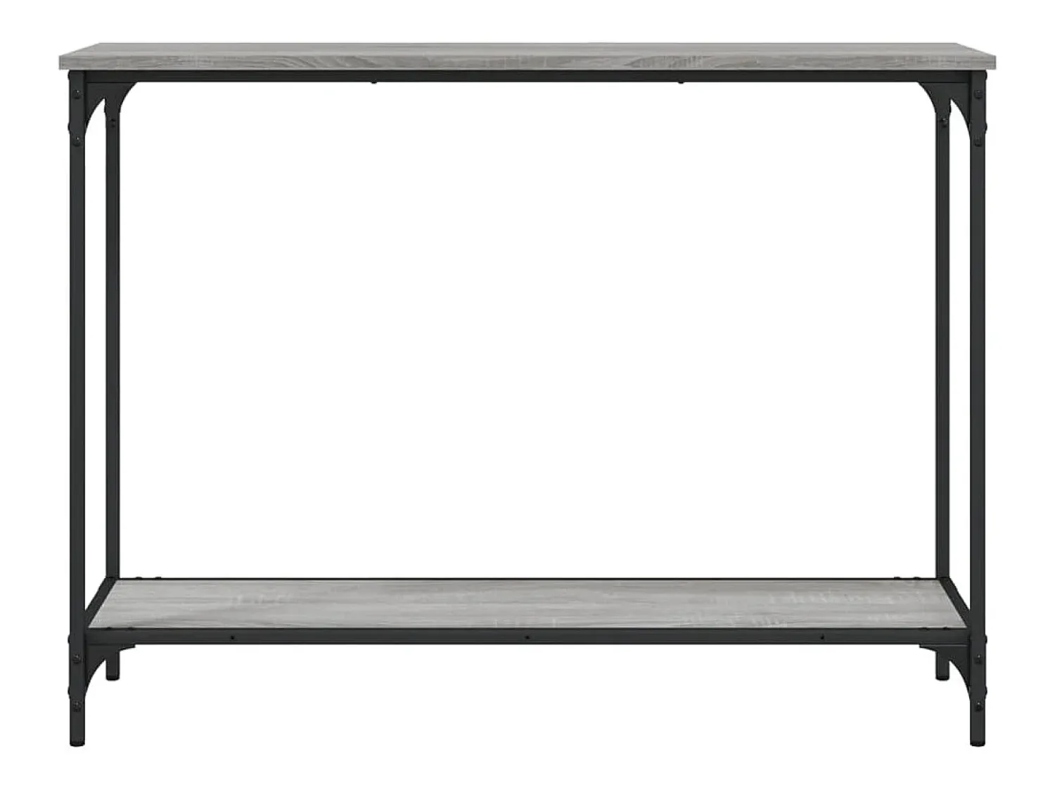 Best vidaxl Mesa consola 101x30,5x75cm derivados de madeira sonoma Cinzento