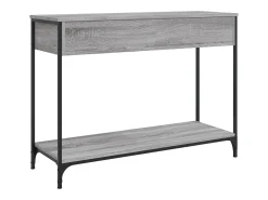vidaxl Mesa consola 100x34,5x75cm derivados de madeira sonoma^ Consola