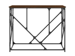 Mesa consola 100x40x80cm derivados de madeira carvalho PT392614^ Consola
