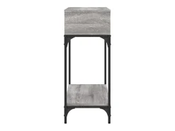 Consola* Mesa consola 100x30,5x75cm derivados de madeira sonoma PT662377 Cinzento