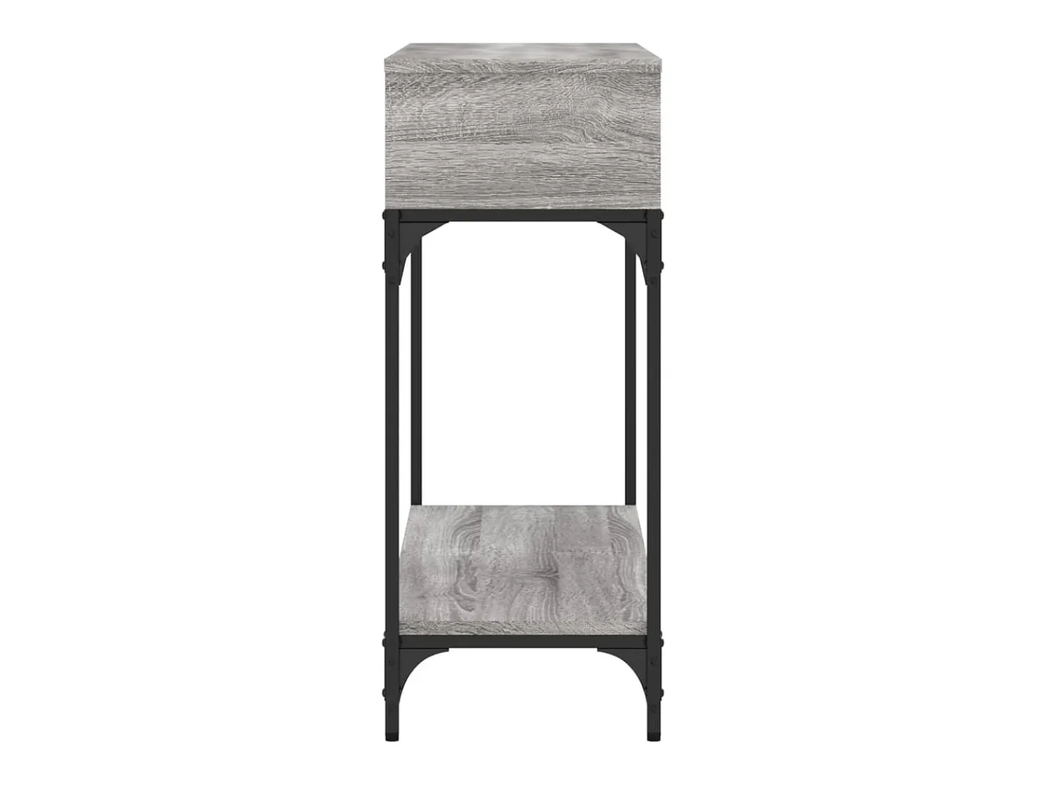 Consola* Mesa consola 100x30,5x75cm derivados de madeira sonoma PT662377 Cinzento
