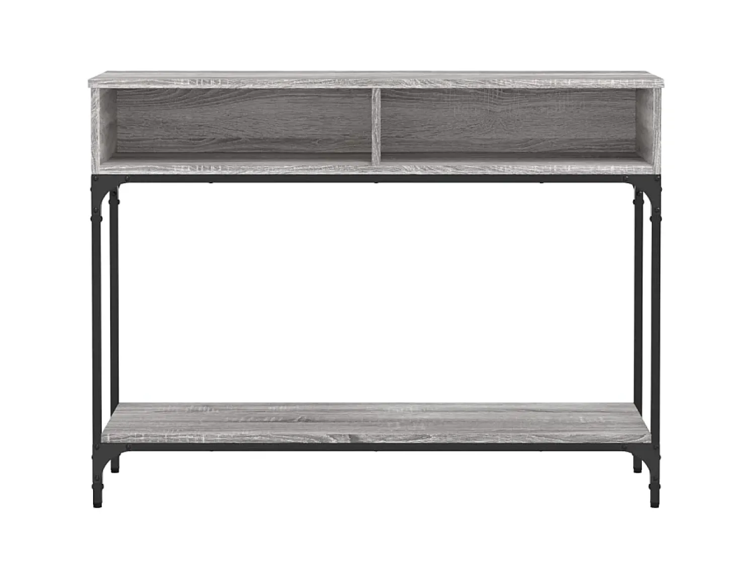 Consola* Mesa consola 100x30,5x75cm derivados de madeira sonoma PT662377 Cinzento