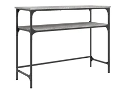 Mesa consola 100x35,5x75cm derivados de madeira sonoma PT387444^ Consola
