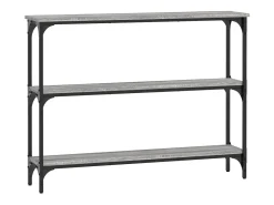 Sale Mesa consola 100x22,5x75cm derivados de madeira sonoma PT893361 Cinzento