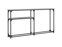 Discount Mesa consola 145x22,5x75cm derivados de madeira sonoma PT107203 Cinzento