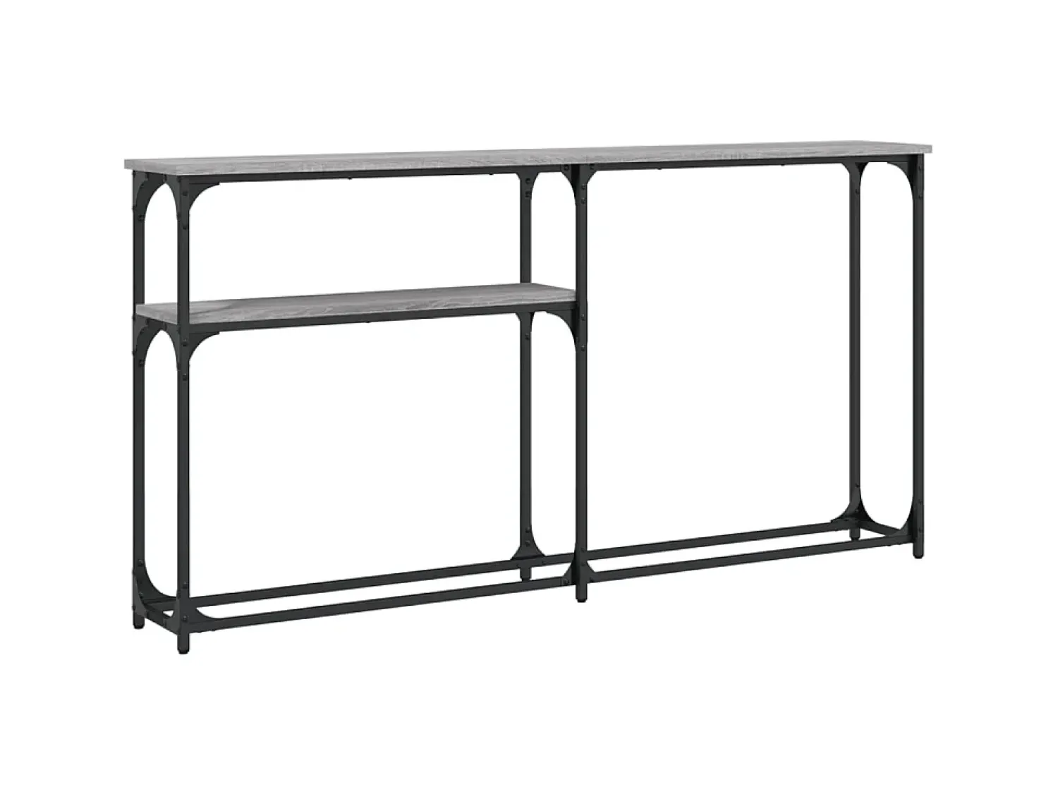 Discount Mesa consola 145x22,5x75cm derivados de madeira sonoma PT107203 Cinzento