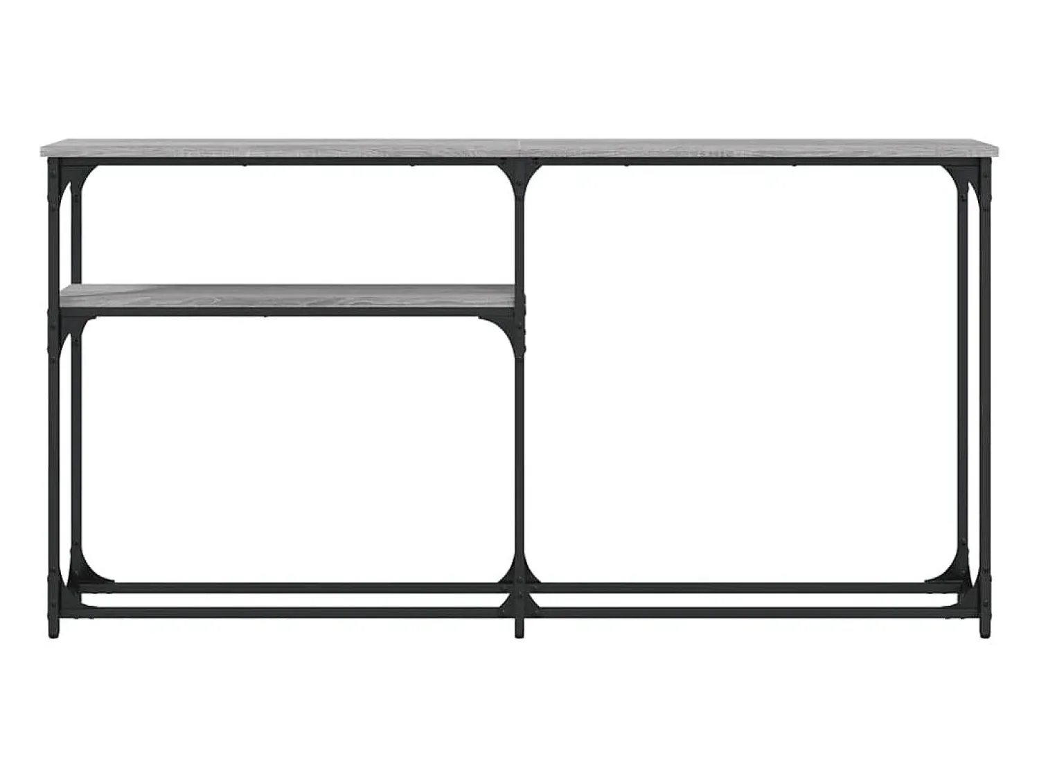 Discount Mesa consola 145x22,5x75cm derivados de madeira sonoma PT107203 Cinzento