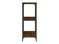 Consola| Mesa consola 102x35x90cm derivados de madeira carvalho PT202953 Castanho