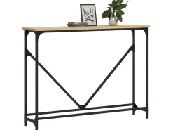 Hot Mesa consola 102x22,5x75cm derivados de madeira carvalho sonoma PT725673 Castanho