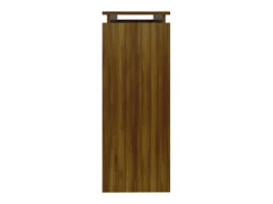 Consola* Mesa consola 102x30x80cm derivados de madeira carvalho PT158326 Castanho