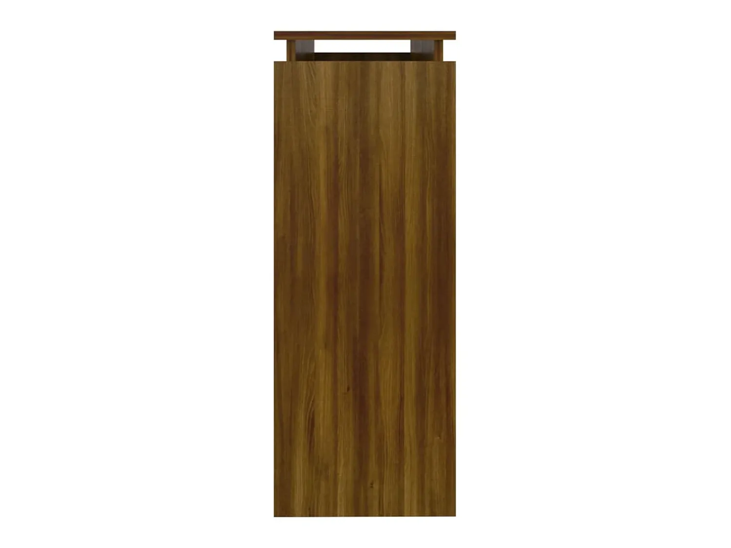 Consola* Mesa consola 102x30x80cm derivados de madeira carvalho PT158326 Castanho
