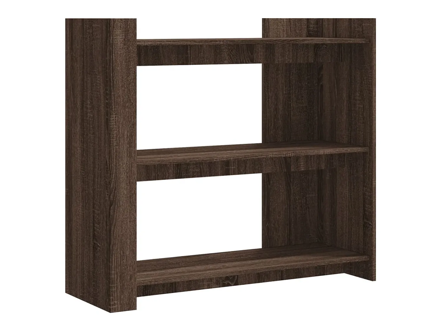 Outlet Mesa consola 100x35x90cm derivados de madeira carvalho PT645208 Castanho