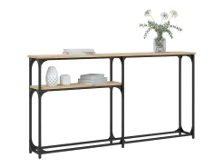 Mesa consola 145x22,5x75cm derivados de madeira carvalho sonoma PT811642^ Consola