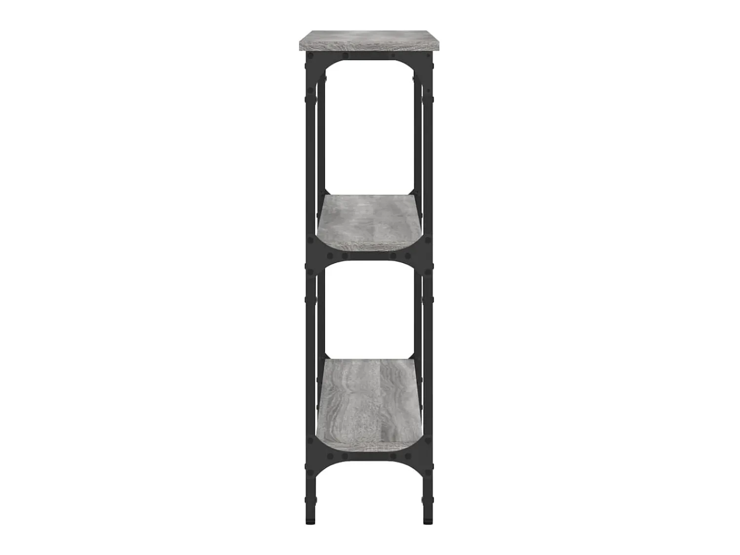 Discount vidaxl Mesa consola 100x22,5x75cm derivados de madeira sonoma Cinzento