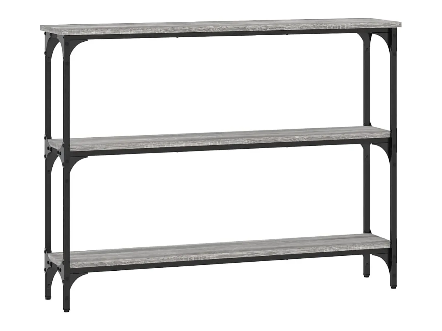 Discount vidaxl Mesa consola 100x22,5x75cm derivados de madeira sonoma Cinzento