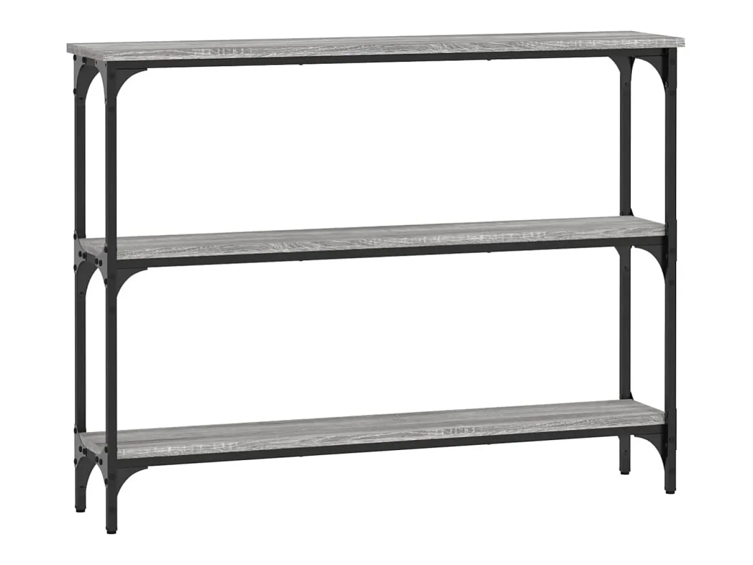 Discount vidaxl Mesa consola 100x22,5x75cm derivados de madeira sonoma Cinzento