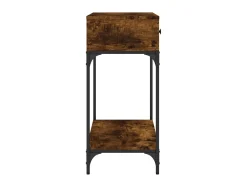 Consola| Mesa consola 100x34,5x75cm derivados de madeira carvalho fumado PT237193 Castanho