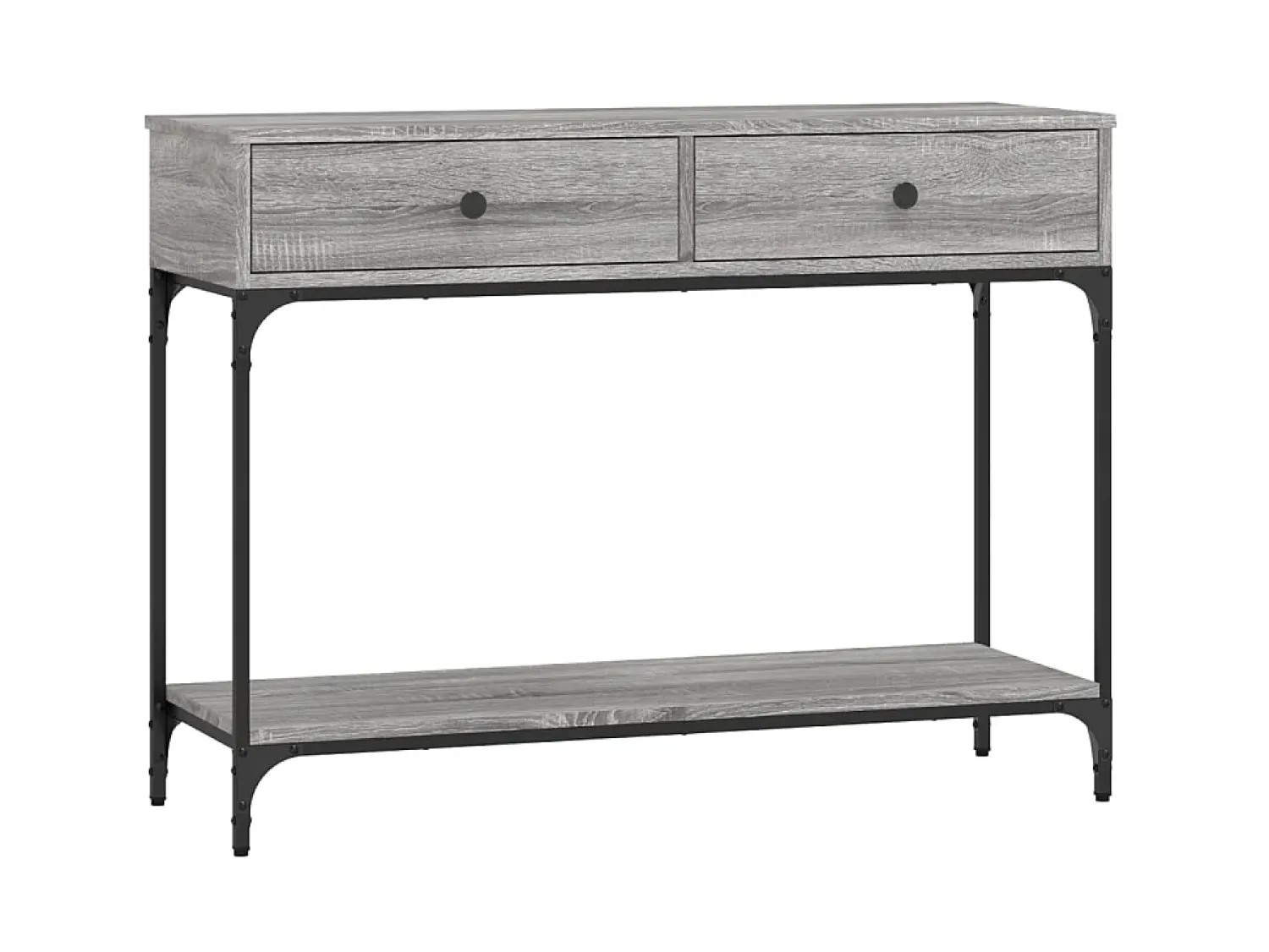 Mesa consola 100x34,5x75cm derivados de madeira sonoma PT387411^ Consola