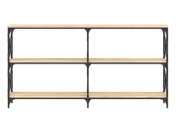 Consola| Mesa consola 156x28x80,5cm derivados de madeira carvalho sonoma PT653187 Castanho